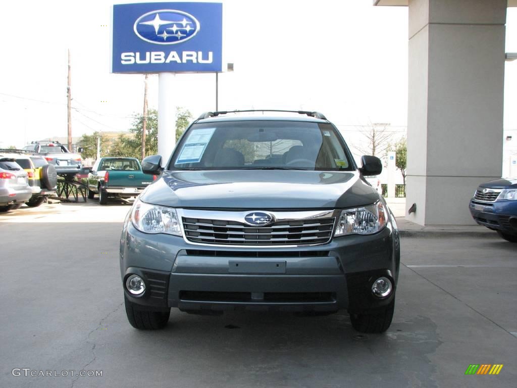 2009 Forester 2.5 X L.L.Bean Edition - Sage Green Metallic / Platinum photo #2