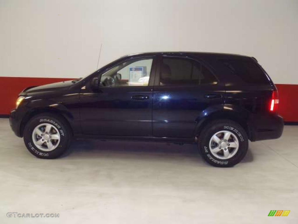 2008 Sorento LX - Midnight Blue / Gray photo #6