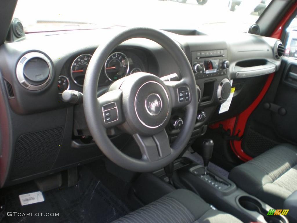 2011 Wrangler Sport 4x4 - Flame Red / Black photo #3