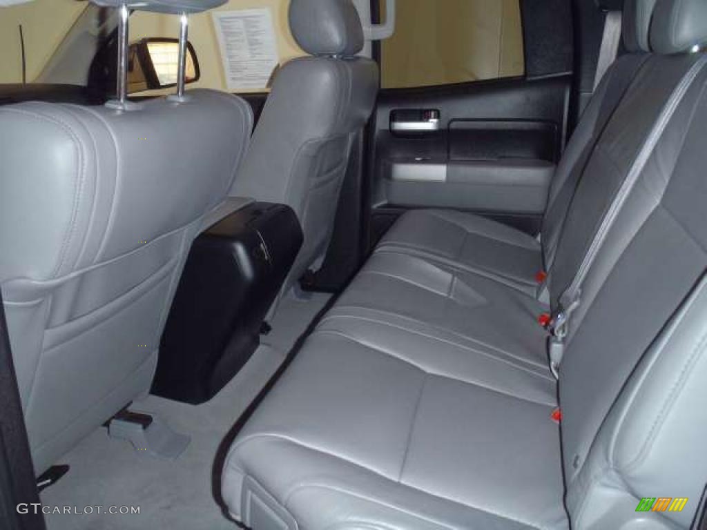 2008 Tundra Limited Double Cab 4x4 - Slate Gray Metallic / Graphite Gray photo #15