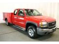 2003 Fire Red GMC Sierra 2500HD Extended Cab Chassis  photo #1