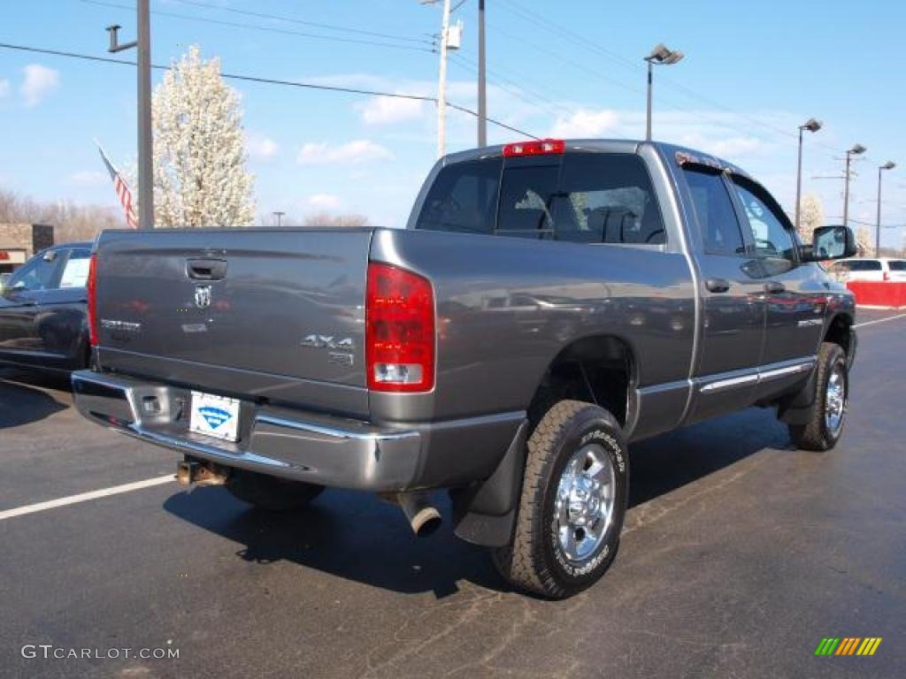 2006 Ram 2500 Laramie Quad Cab 4x4 - Mineral Gray Metallic / Medium Slate Gray photo #3