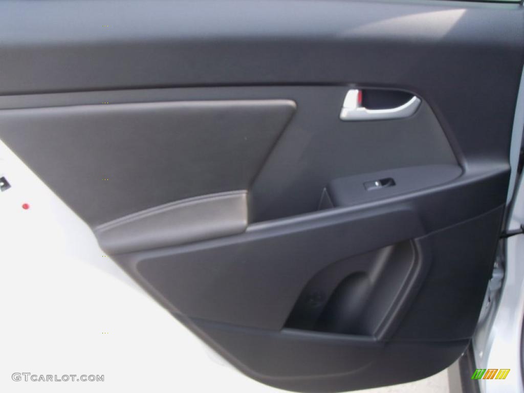2011 Kia Sportage SX AWD Black Door Panel Photo #47502013