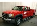2003 Fire Red GMC Sierra 2500HD Extended Cab Chassis  photo #17