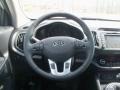 Black 2011 Kia Sportage SX AWD Steering Wheel