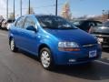 2005 Bright Blue Metallic Chevrolet Aveo LT Sedan  photo #2