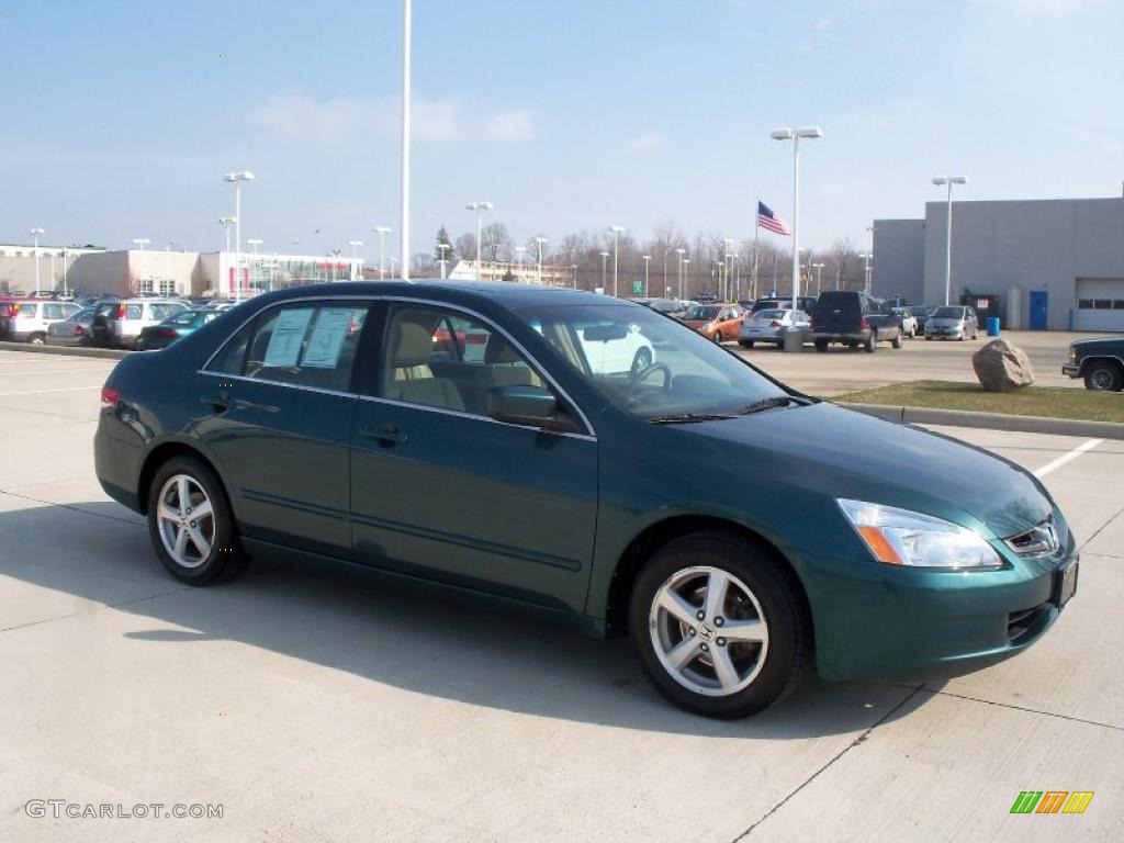 2003 Accord EX Sedan - Noble Green Pearl / Ivory photo #1