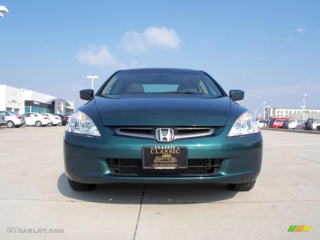 2003 Accord EX Sedan - Noble Green Pearl / Ivory photo #2