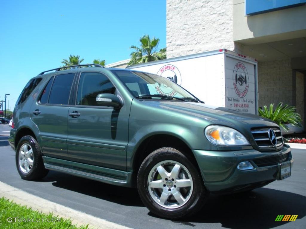 designo Mystic Green Metallic 2003 Mercedes-Benz ML 500 4Matic Exterior Photo #47504284