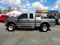 2002 Dark Shadow Grey Metallic Ford F250 Super Duty Lariat SuperCab 4x4  photo #1