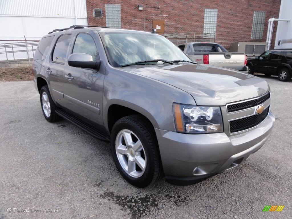 2007 Tahoe LT 4x4 - Graystone Metallic / Dark Titanium/Light Titanium photo #4