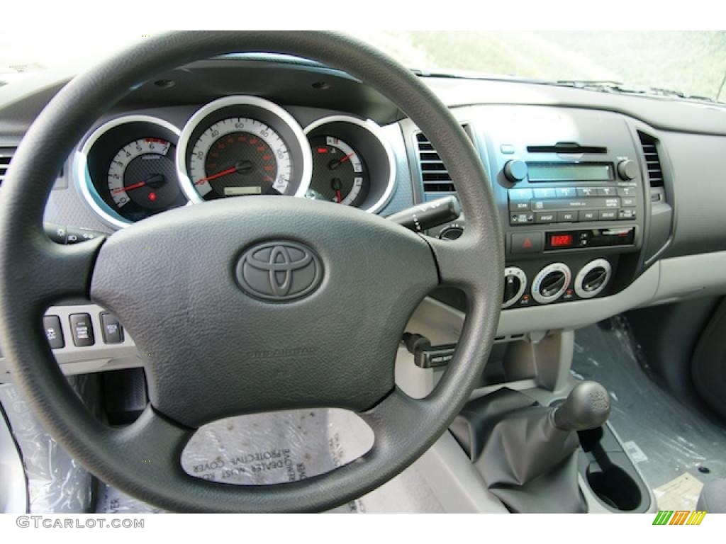 2011 Toyota Tacoma Regular Cab 4x4 Graphite Gray Dashboard Photo #47505211