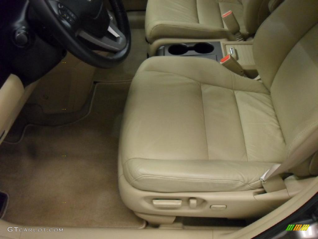 2009 CR-V EX-L - Urban Titanium Metallic / Ivory photo #8