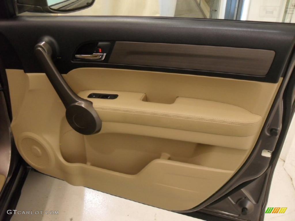2009 CR-V EX-L - Urban Titanium Metallic / Ivory photo #25