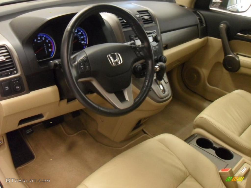 Ivory Interior 2009 Honda CR-V EX-L Photo #47506834