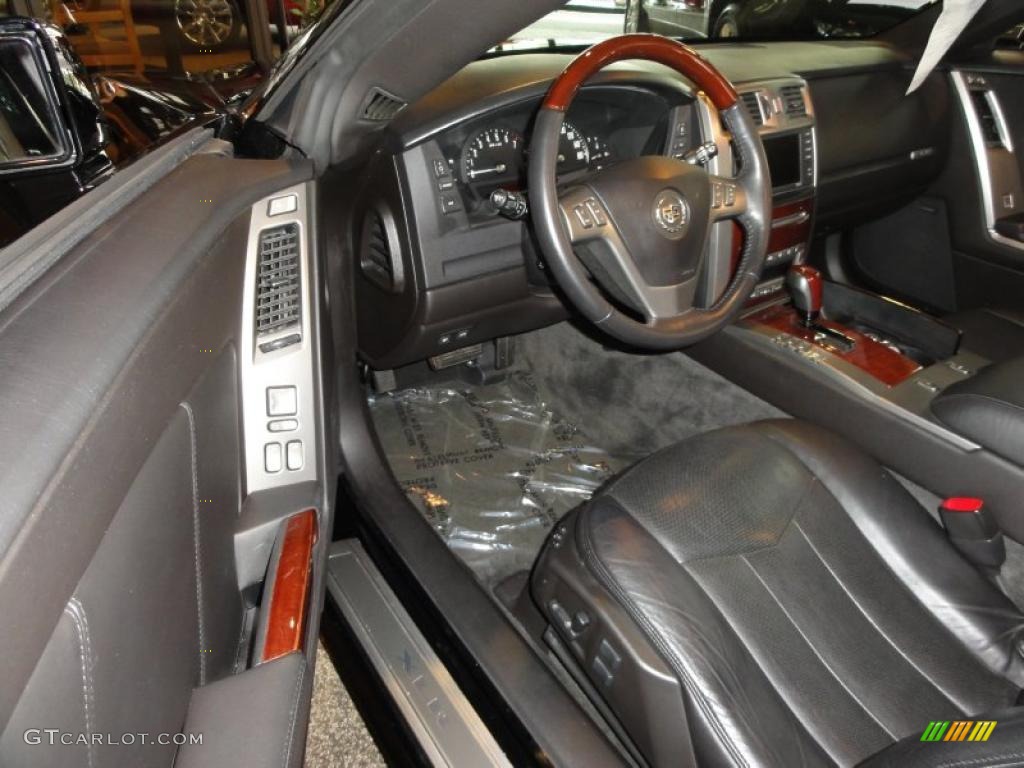 Ebony Interior 2007 Cadillac XLR Roadster Photo #47507080