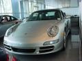 Arctic Silver Metallic - 911 Carrera S Coupe Photo No. 6