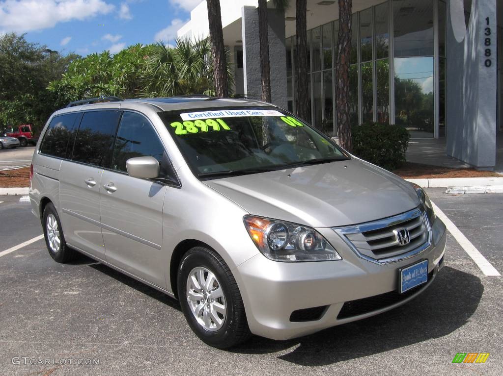 2008 Odyssey EX-L - Silver Pearl Metallic / Gray photo #1