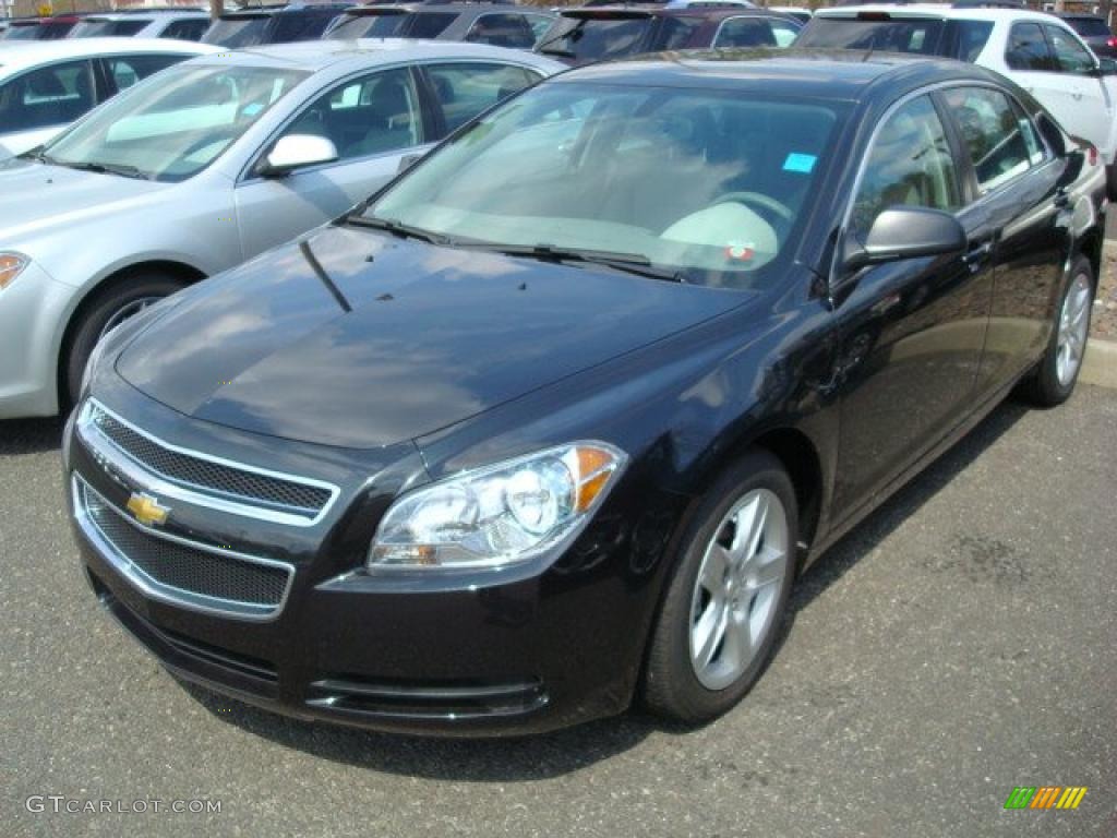 2011 Malibu LS - Black Granite Metallic / Ebony photo #1