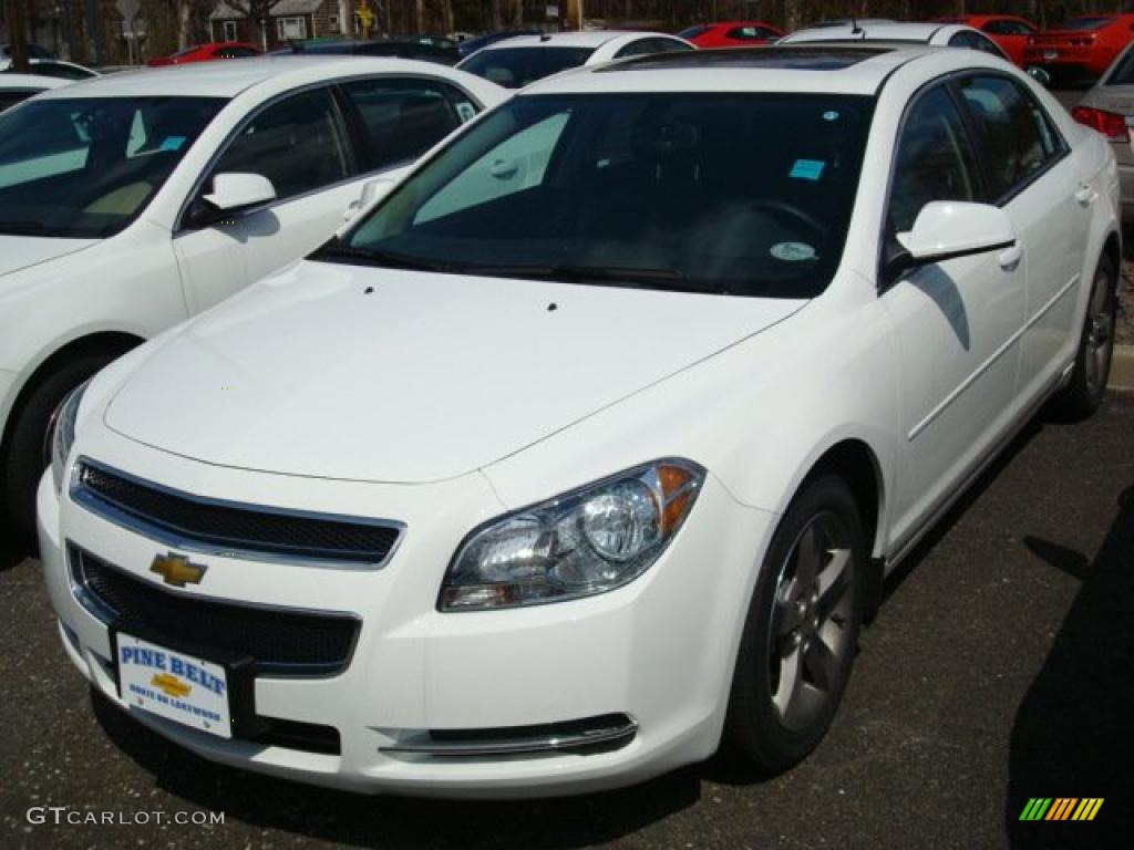 2011 Malibu LT - Summit White / Ebony photo #1