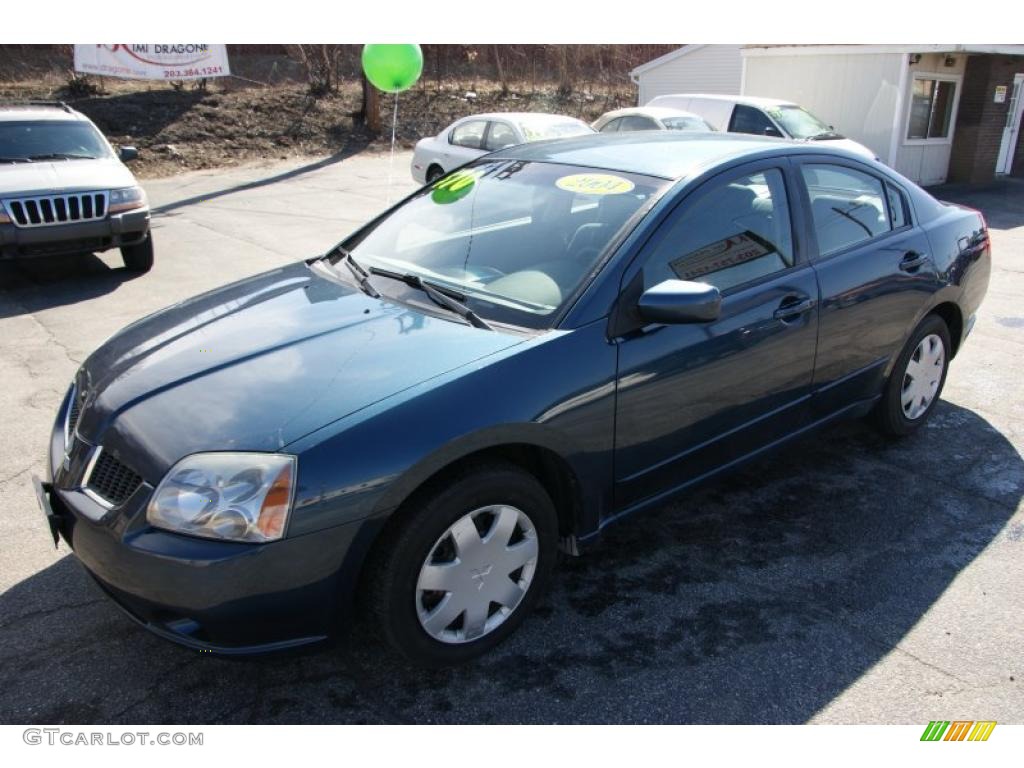 2004 Galant ES - Torched Steel Blue Pearl / Petrol Gray photo #1