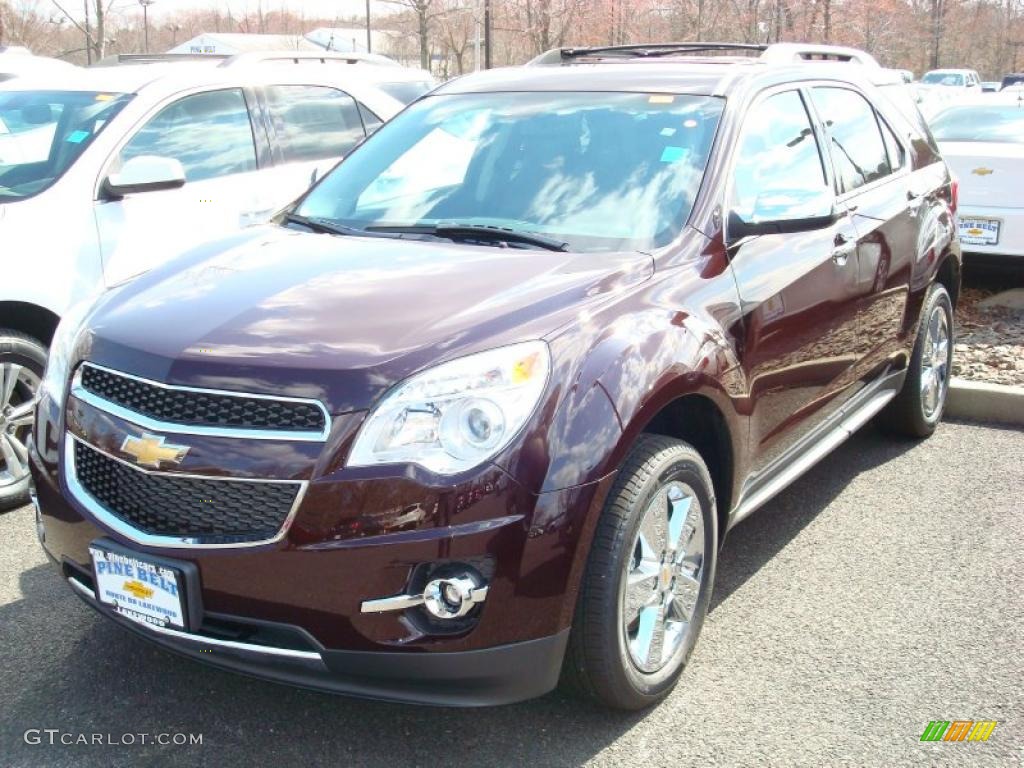Espresso Brown Metallic 2011 Chevrolet Equinox LTZ AWD Exterior Photo #47508814