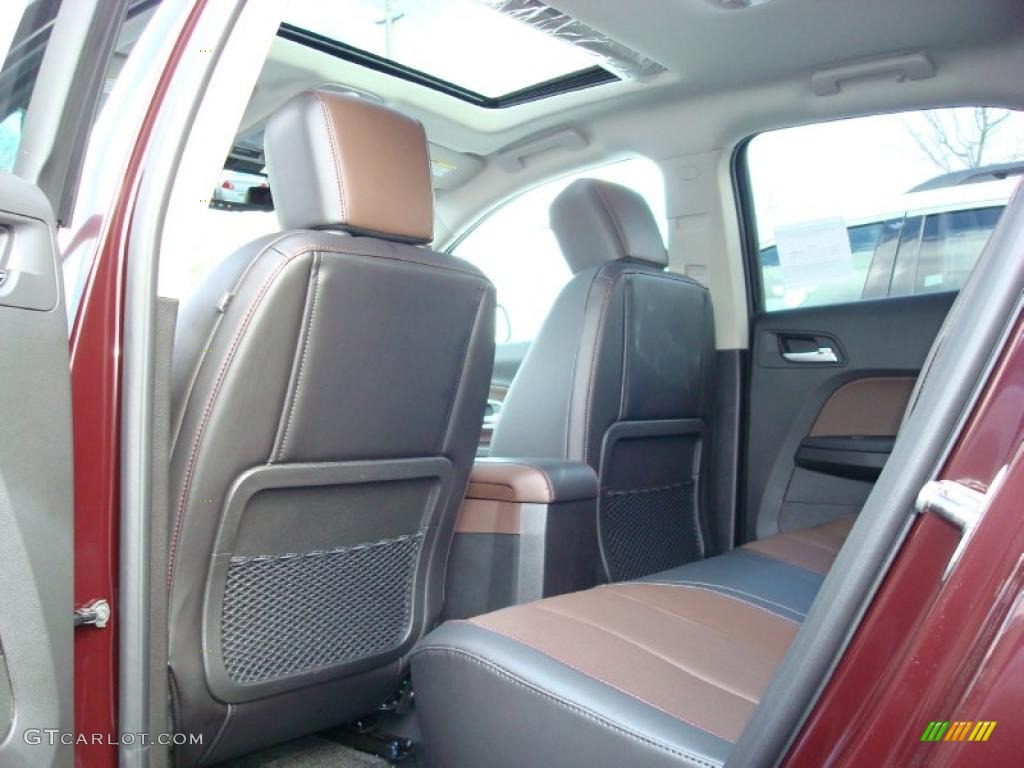 Brownstone/Jet Black Interior 2011 Chevrolet Equinox LTZ AWD Photo #47508844