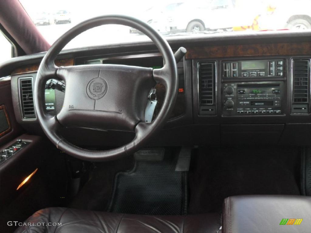1994 Fleetwood Brougham Sedan - White / Burgundy photo #16