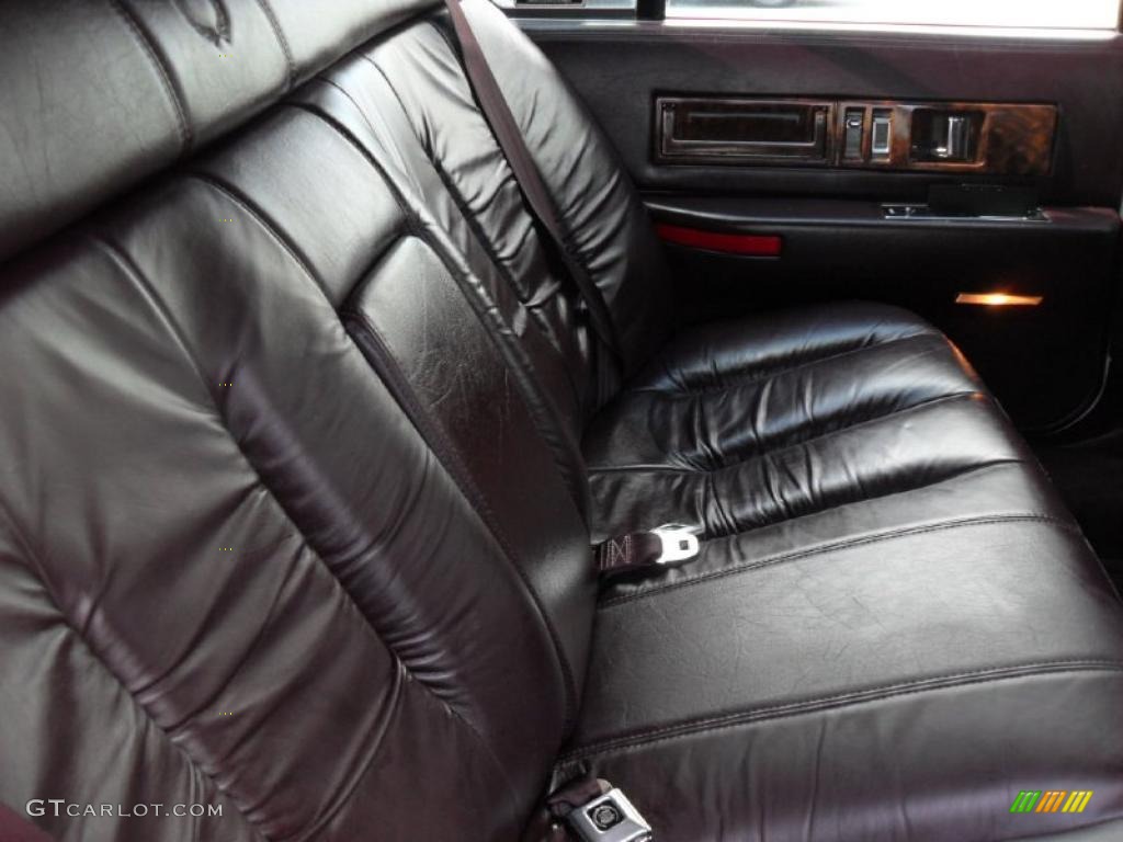 Burgundy Interior 1994 Cadillac Fleetwood Brougham Sedan