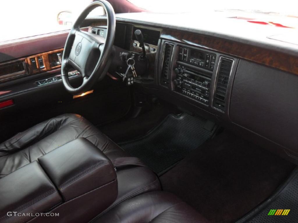 1994 Fleetwood Brougham Sedan - White / Burgundy photo #23