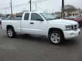 2008 Bright White Dodge Dakota Big Horn Extended Cab  photo #7