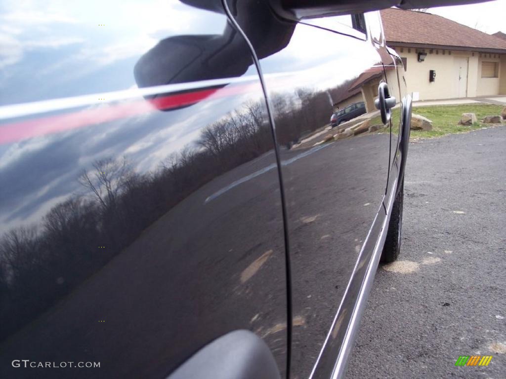 2003 Sierra 1500 SLT Extended Cab 4x4 - Carbon Metallic / Pewter photo #23