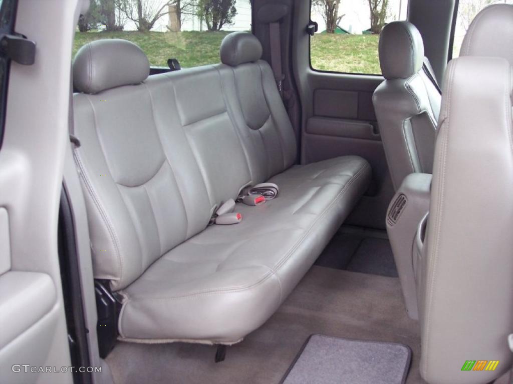 Pewter Interior 2003 GMC Sierra 1500 SLT Extended Cab 4x4 Photo #47509723