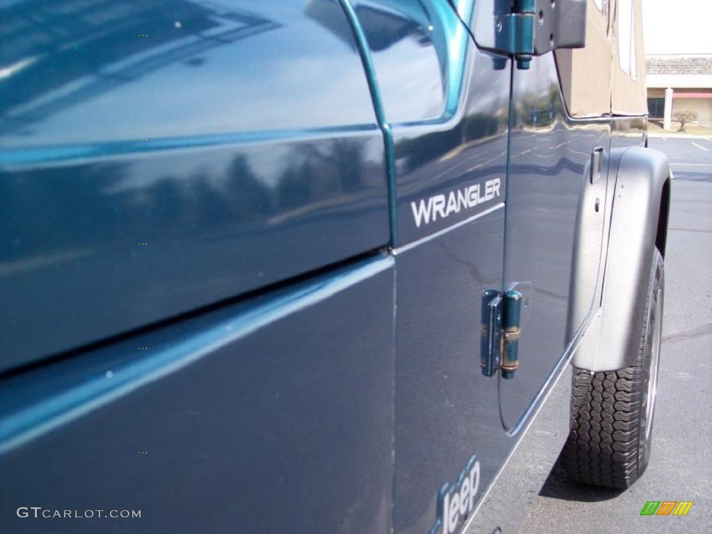 1998 Wrangler SE 4x4 - Emerald Green Pearl / Gray photo #22