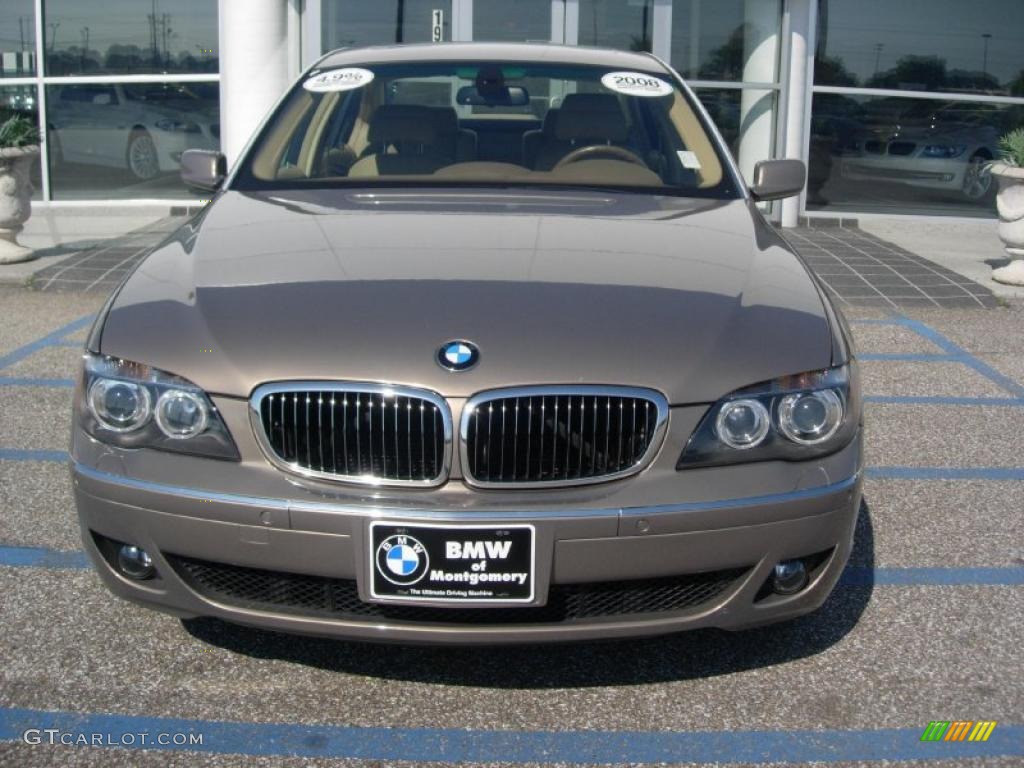 2008 7 Series 750Li Sedan - Kalahari Beige Metallic / Beige photo #11