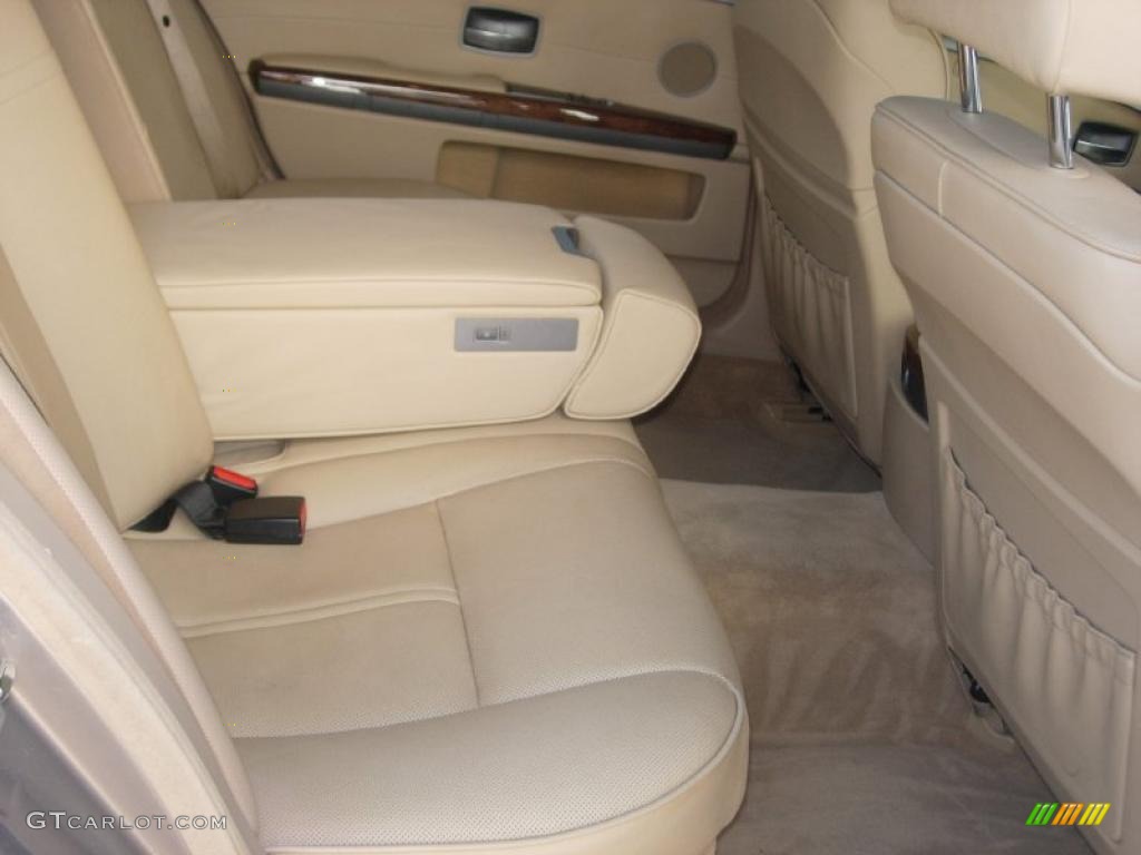 2008 7 Series 750Li Sedan - Kalahari Beige Metallic / Beige photo #17