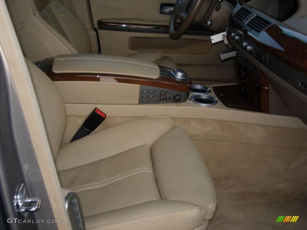2008 7 Series 750Li Sedan - Kalahari Beige Metallic / Beige photo #18