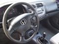 Gray 2002 Honda Civic DX Sedan Steering Wheel