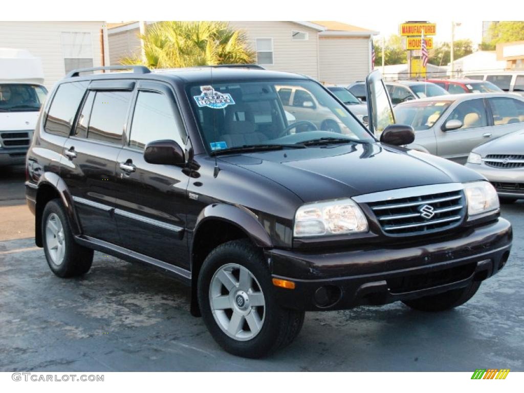 2001 Grand Vitara JLX 4x4 - Cassis Red Pearl / Gray photo #1