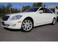 Arctic White 2008 Mercedes-Benz S 550 4Matic Sedan Exterior