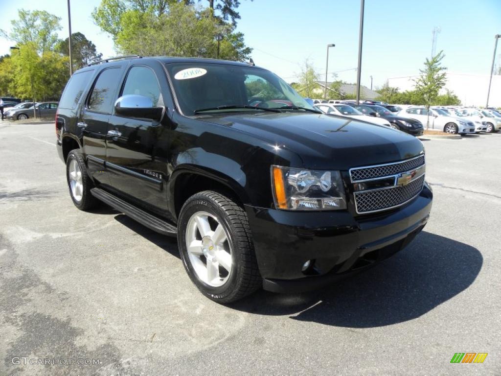 2008 Tahoe LTZ - Black / Light Titanium/Dark Titanium photo #1