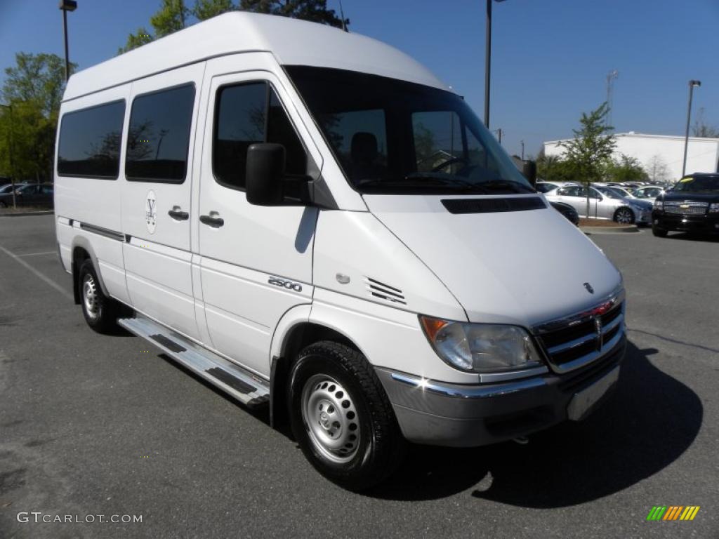 Arctic White 2003 Dodge Sprinter Van 2500 High Roof Passenger Exterior Photo #47514715