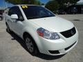 2009 White Water Pearl Suzuki SX4 Sedan LE  photo #14