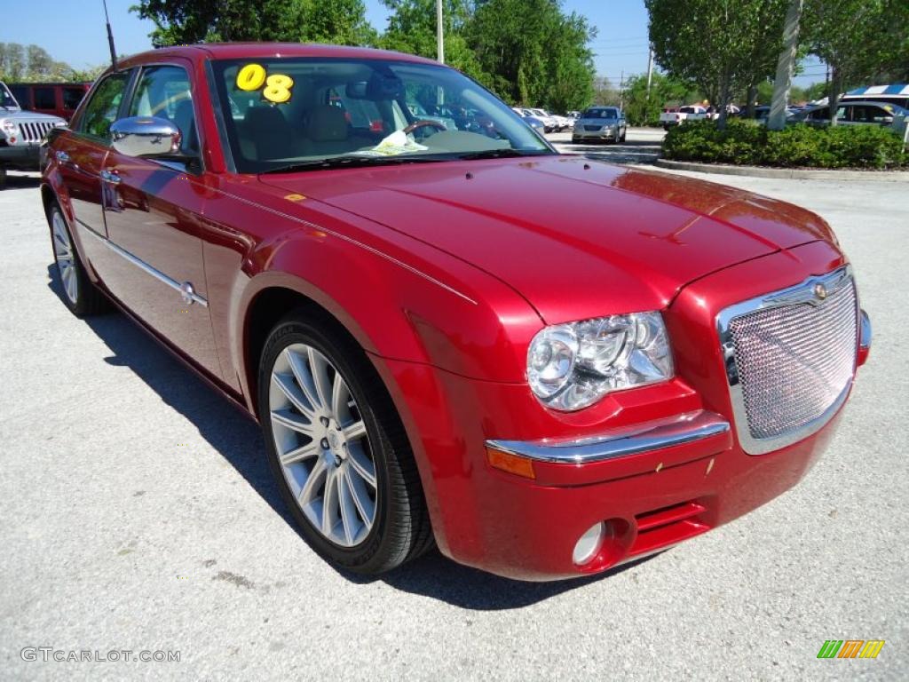 Inferno Red Crystal Pearl 2008 Chrysler 300 C HEMI Exterior Photo #47515870
