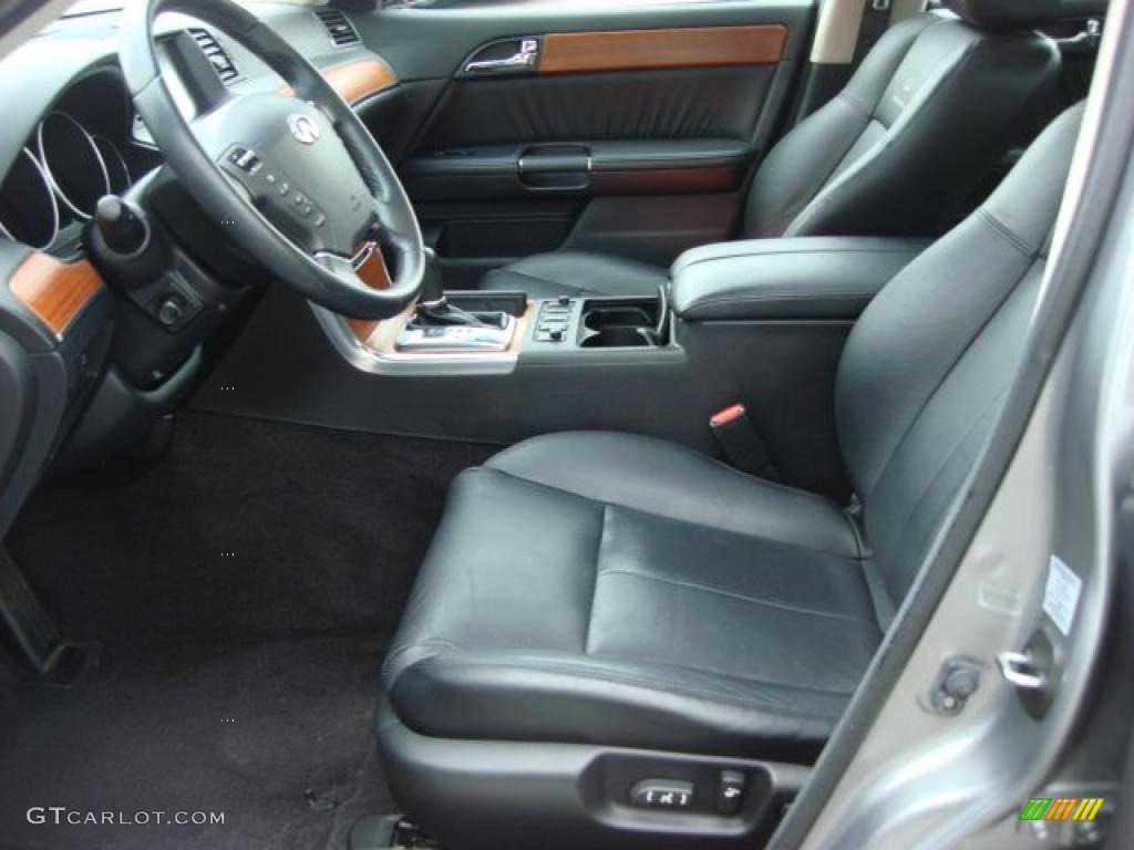 Graphite Interior 2007 Infiniti M 35x Sedan Photo #47516011