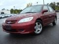 2005 Tango Red Pearl Honda Civic EX Sedan  photo #1