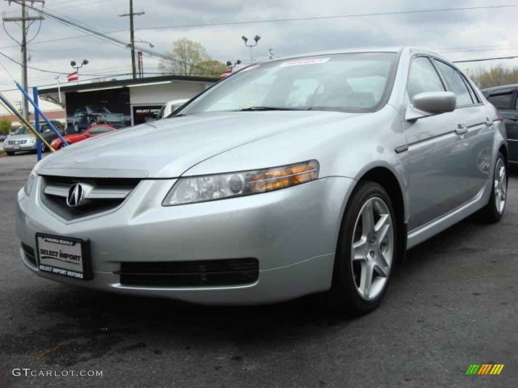 Alabaster Silver Metallic Acura TL