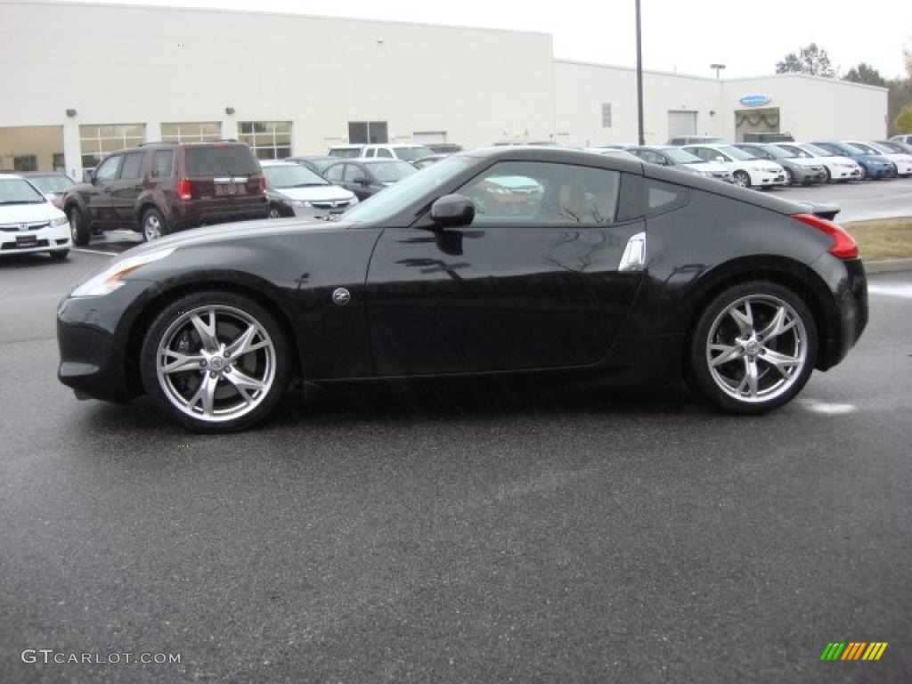 Magnetic Black 2009 Nissan 370Z Sport Touring Coupe Exterior Photo #47517280