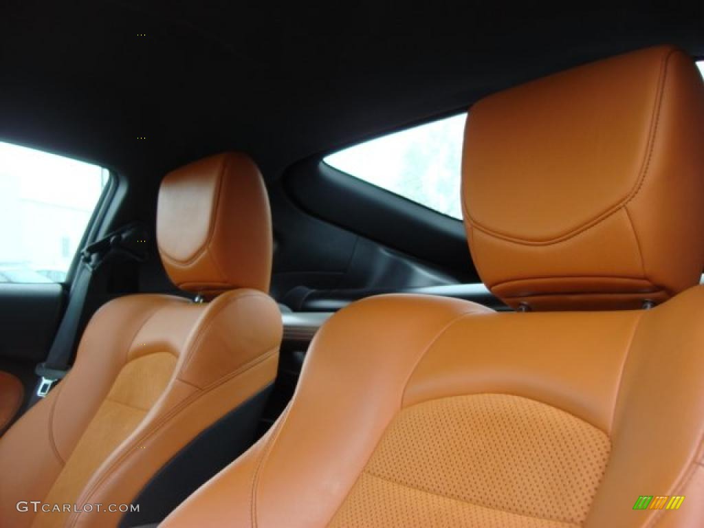 2009 370Z Sport Touring Coupe - Magnetic Black / Persimmon Leather photo #10