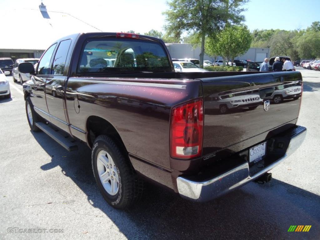 2005 Ram 1500 ST Quad Cab - Deep Molten Red Pearl / Dark Slate Gray photo #3